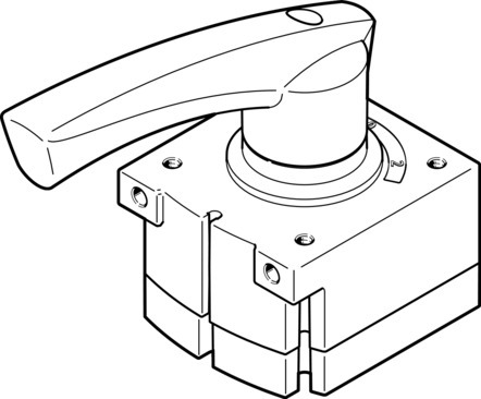 Hand lever valve