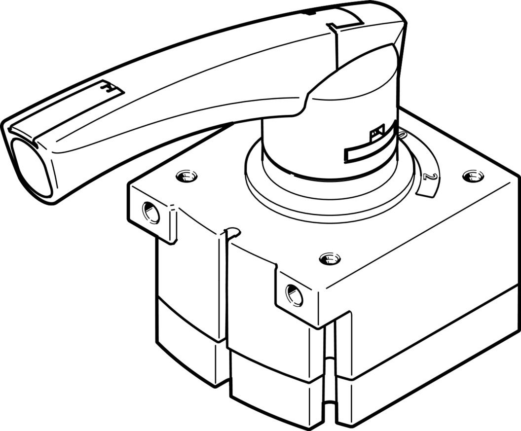 Hand lever valve
