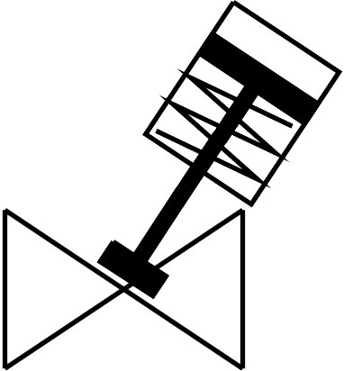 Angle seat valve