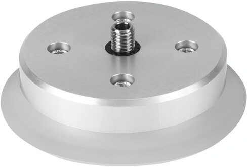 Suction cup with connection