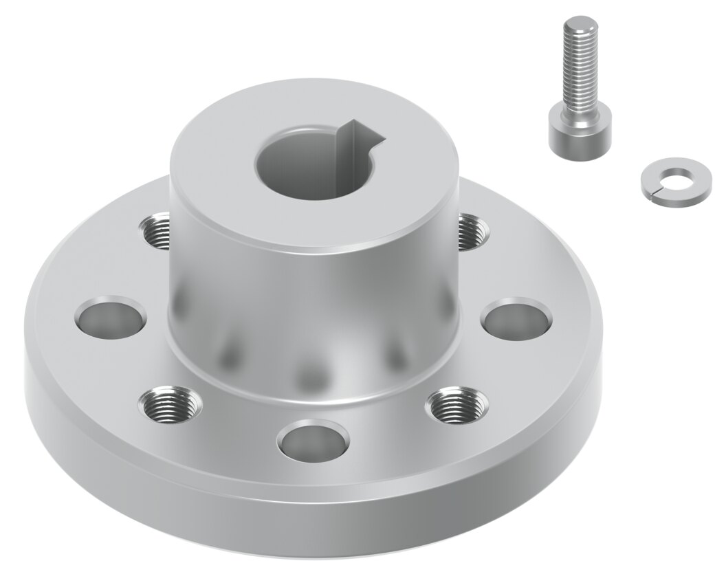 Push-on flange