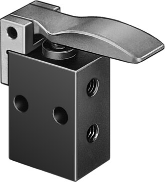 Finger lever valve