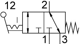 Toggle lever valve