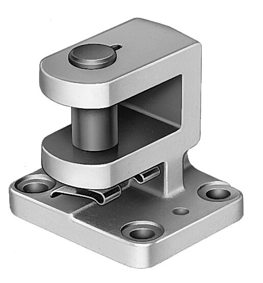 Right angle clevis foot