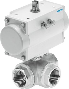Ball valve actuator unit