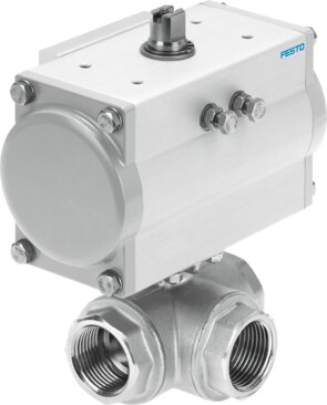 Ball valve actuator unit