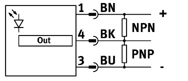 Diffuse sensor
