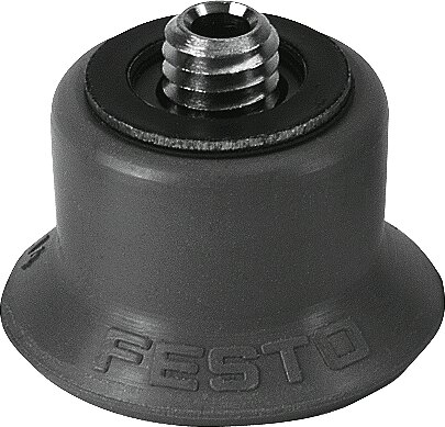 Suction cup with connection