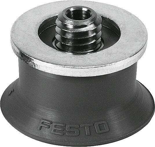 Suction cup with connection