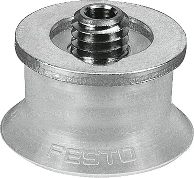 Suction cup with connection