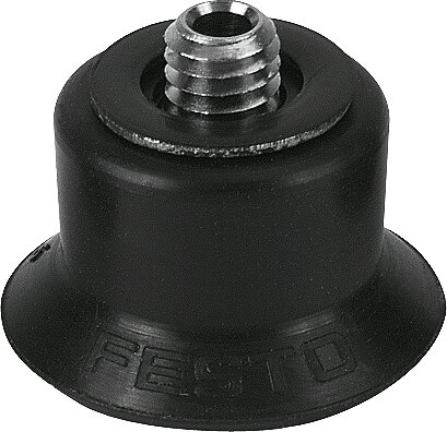 Suction cup with connection