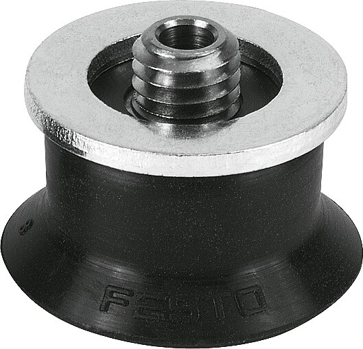 Suction cup with connection