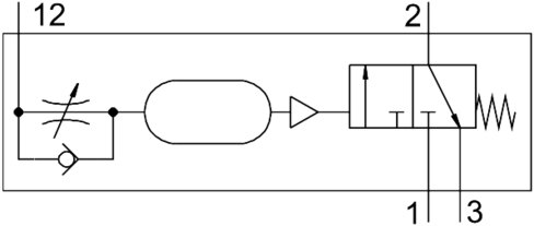Time delay valve