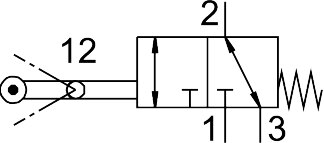 Swivel lever valve