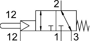 Stem actuated valve