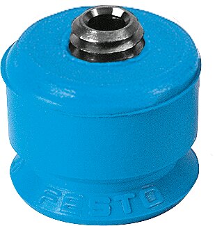 Suction cup with connection
