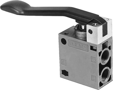 Finger lever valve