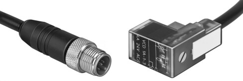 Plug socket with cable