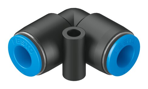 Push-in L-connector