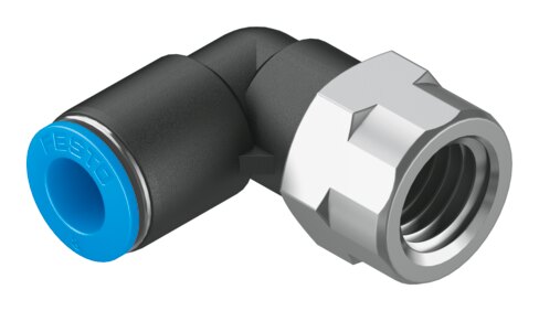 Push-in L-fitting
