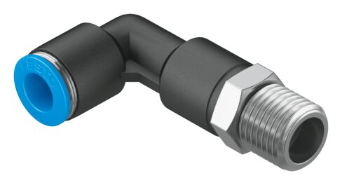 Push-in L-fitting, long