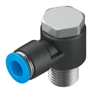 Push-in L-fitting