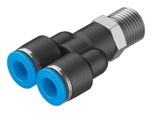Push-in Y-fitting