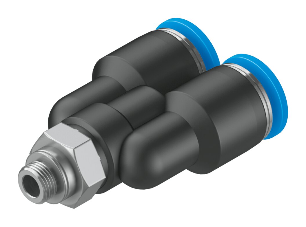 Push-in Y-fitting