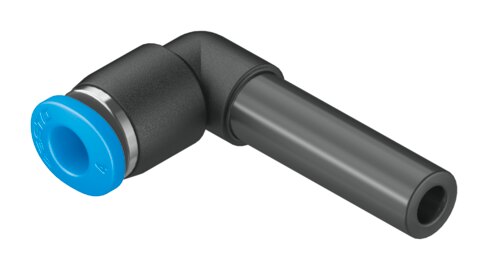 Push-in L-connector