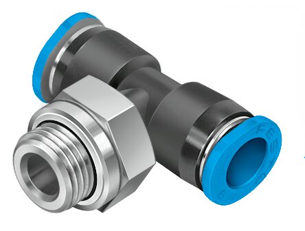Push-in T-fitting