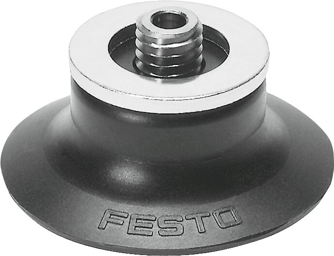 Suction cup with connection