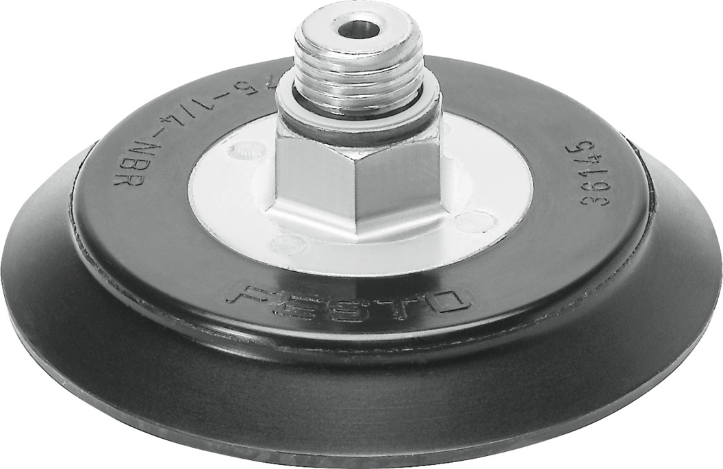 Suction cup with connection