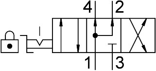 Hand lever valve