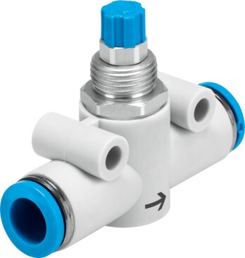 One-way flow control valve