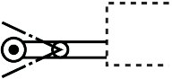 Swivel lever, short