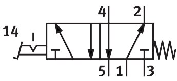 Foot valve with detent