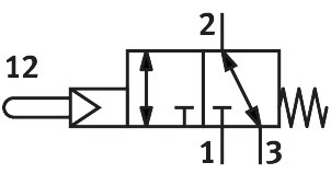 Stem actuated valve