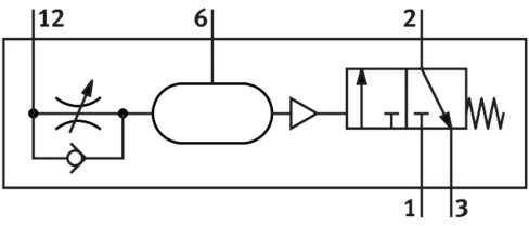 Time delay valve