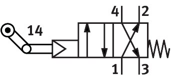 Toggle lever valve
