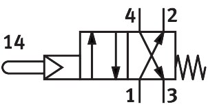 Stem actuated valve