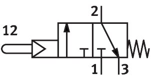 Stem actuated valve