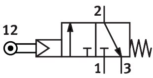 Roller lever valve