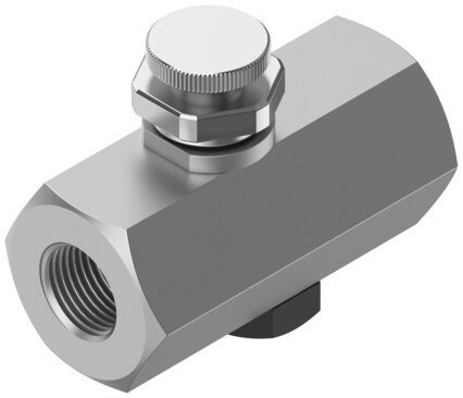 One-way flow control valve