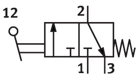 Finger lever valve