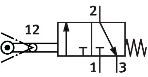 Swivel lever valve