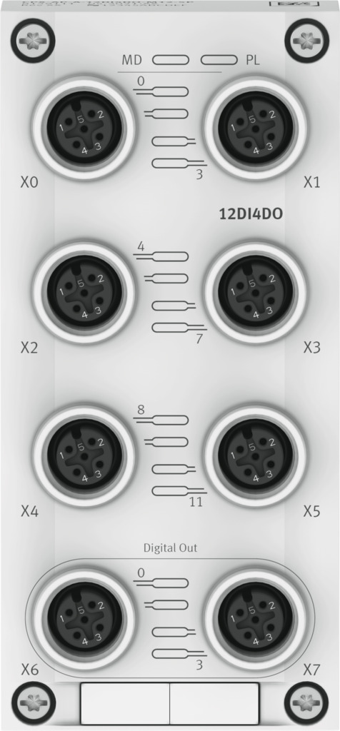 Digital input/output module