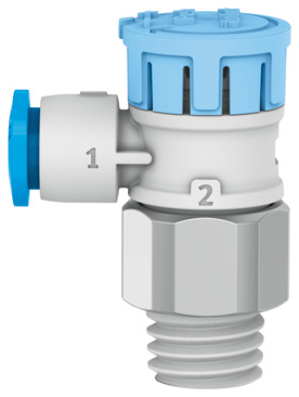 One-way flow control valve
