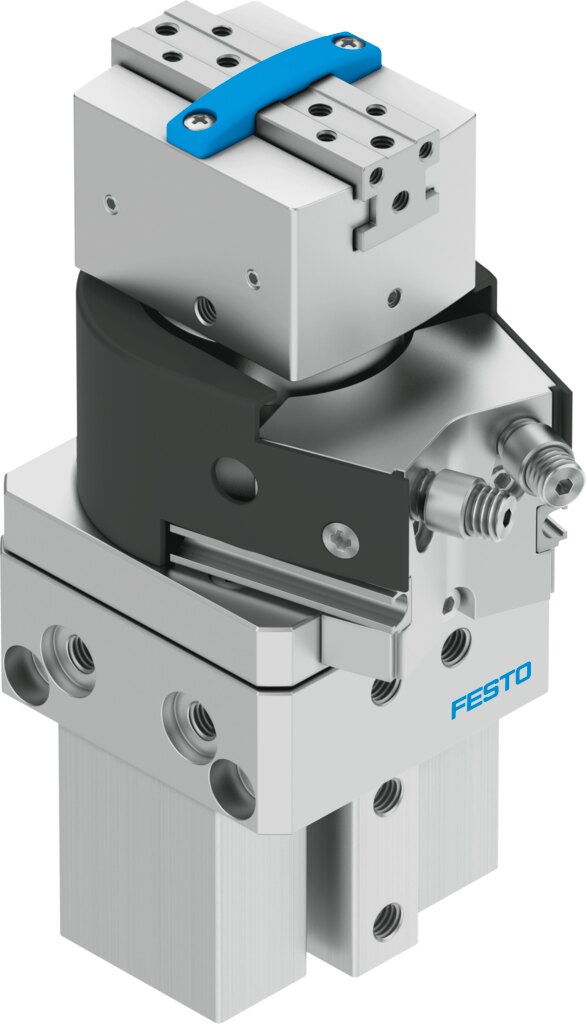 Swivel/gripper unit