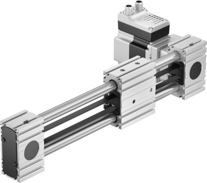 Toothed belt axis unit