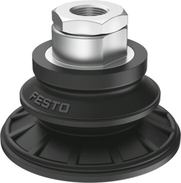 Suction cup with connection